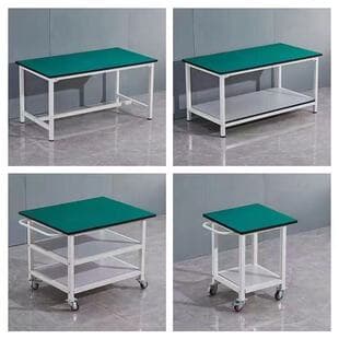 Anti-static Workbench Mobile Table Double or Triple Layer with Wheels Hand Cart Activity Packing Test Station Turnover Cart