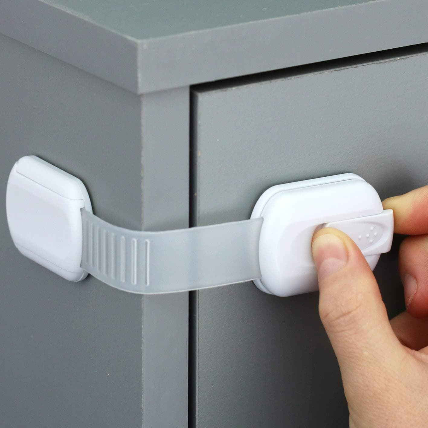 Child drawer lock safety lock Amazon child proof lock multi-functional cabinet door safety latch anti-pinch