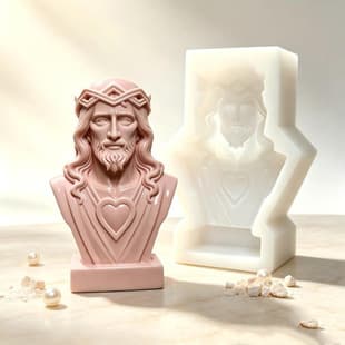 Nordic Figure Sculpture Silicone Mold DIY Handmade Scented Candle Plaster Craft Cement Mold