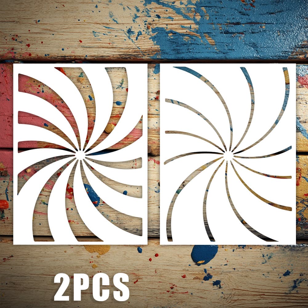 Painting Template Swirl Pattern Cross-border Hot Selling Wholesale Painting Stencil for Wall Art, Journal Decoration, and Masking