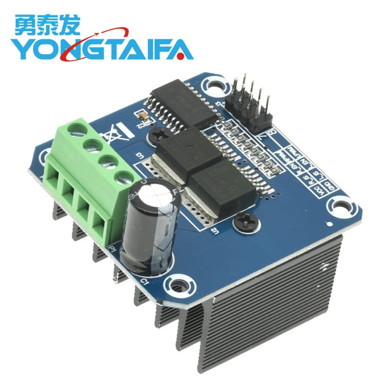 BTS7960 Smart Car Motor Drive Module, 43A Current Limit Control, Semiconductor Refrigeration Drive Power