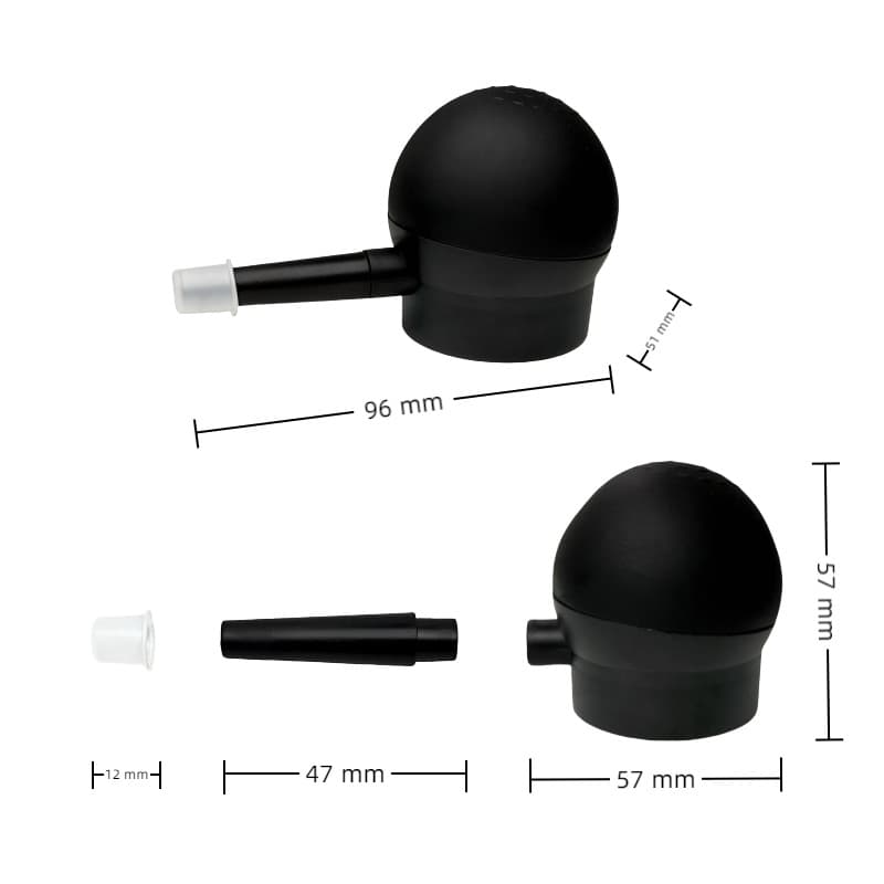 Thick hair thickening hair care fiber hair replacement hair cover grass cotton powder three-piece set to prevent hair loss thickening and fluffy