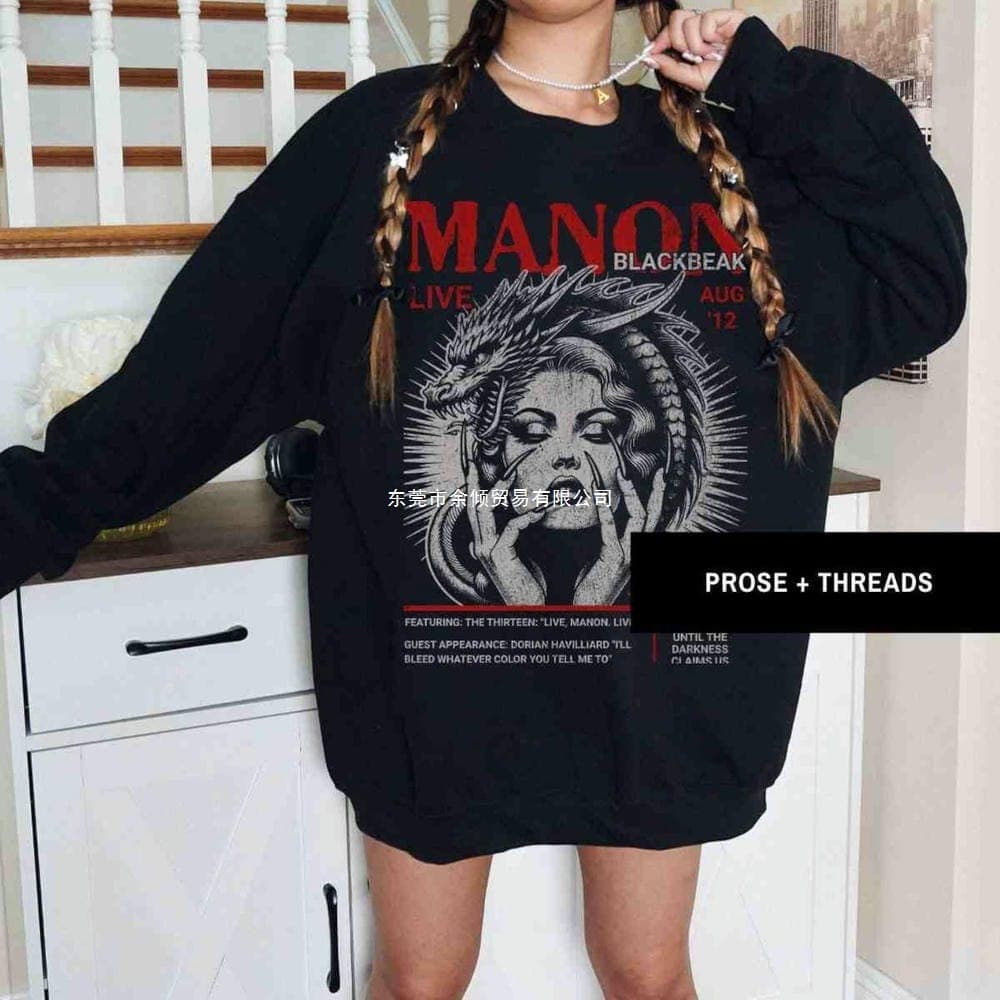 Manon Blackbeak Sweatshirts We Are Thirteen Glass Throne Bookish Sweatshirts Casual