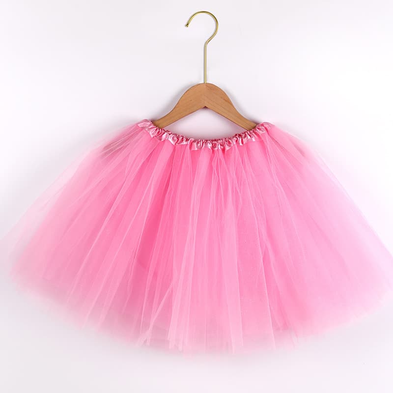 Wholesale Adult Dance Tutu Skirt Performance Costume Medium/Hard Tulle Puffy Skirt Four-Layer with Lining