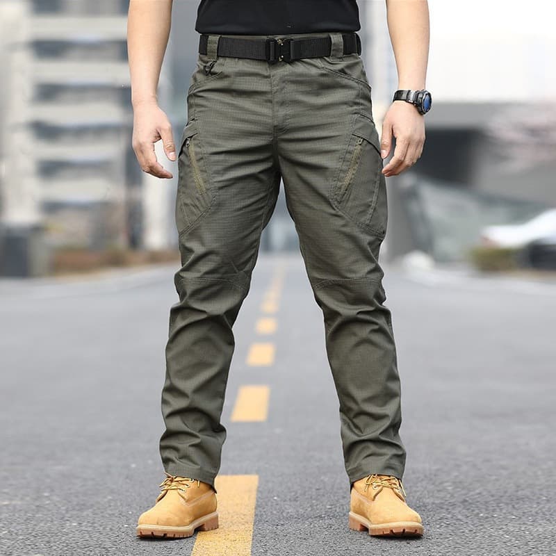 European and American cross-border men's stretch tactical trousers, lightweight, quick-drying, multi-pocket outdoor workwear straight pants, foreign trade spot