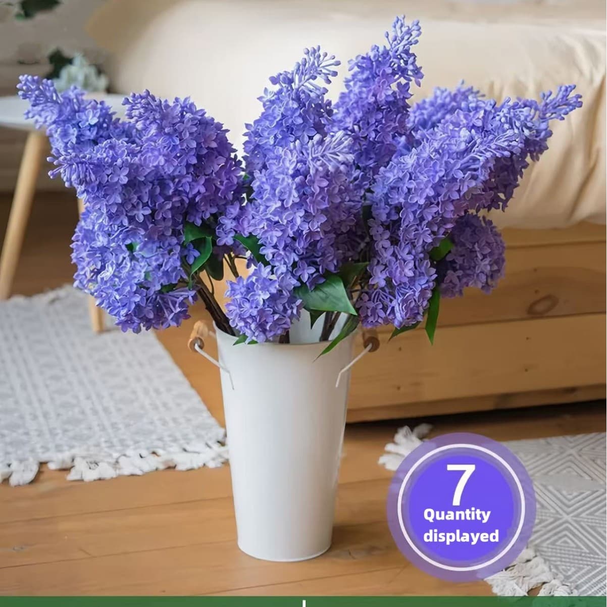 Temu Premium Soft Lilac Flower, Artificial Bouquet Hotel Decoration, Living Room and Bedroom Ornaments
