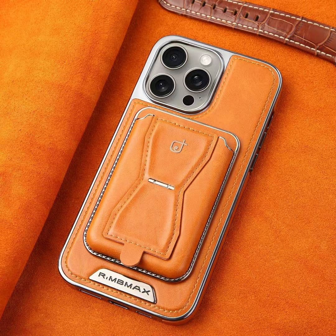 Card Holder Phone Case for Apple 18 Pro Max, iPhone 17 Business 16 Drop-Resistant 15 Magnetic 14 Leather Case