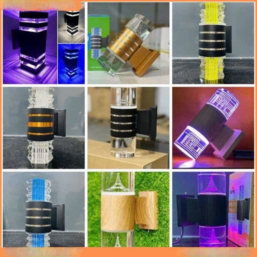 Cross-border Outdoor Wall Light, Waterproof Acrylic LED Exterior Wall Lamp for Balcony Corridor Bedroom Bedside