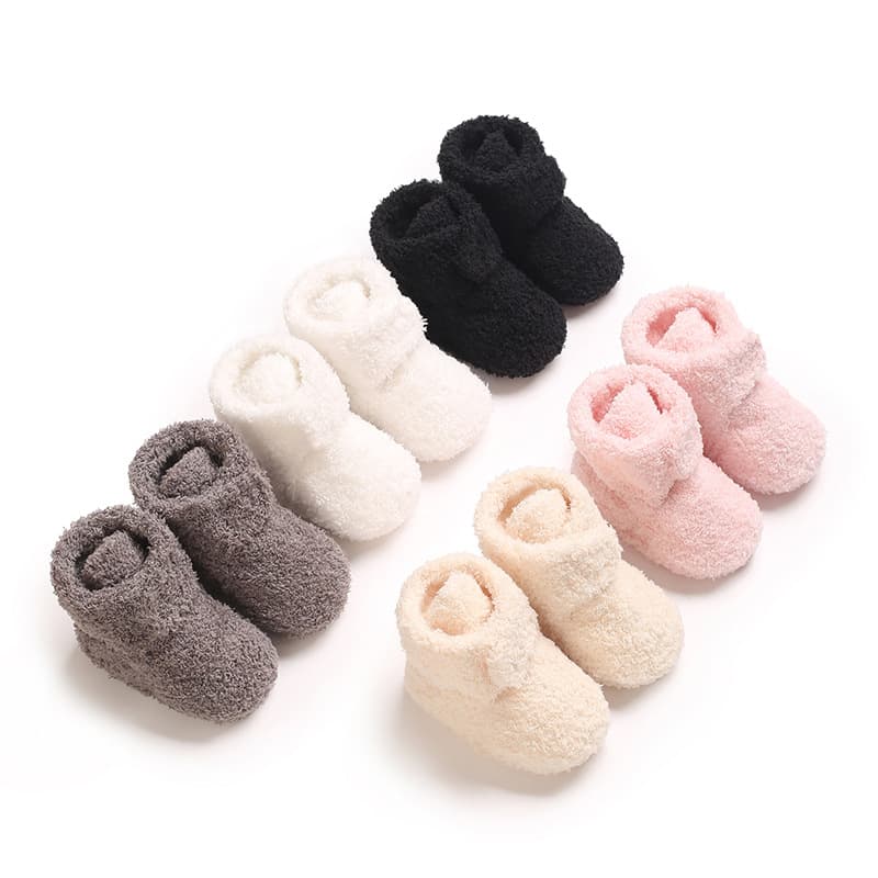Winter 0-1 year old baby plus velvet cotton shoes toddler shoes baby shoes baby shoes