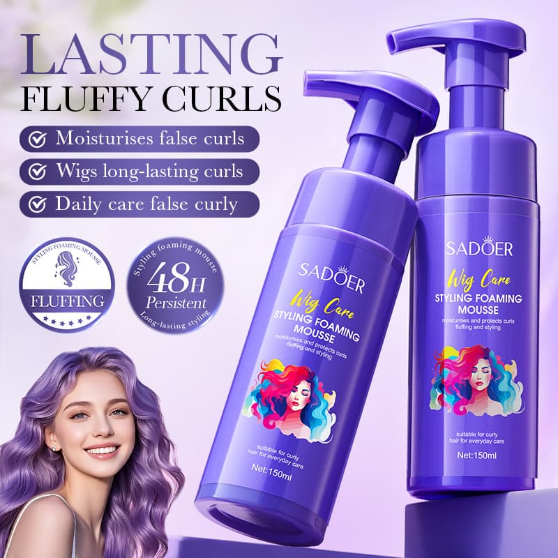 All-English SADOER Volumizing Foam Mousse Cross-Border Foreign Trade Direct Supply from Source Manufacturer