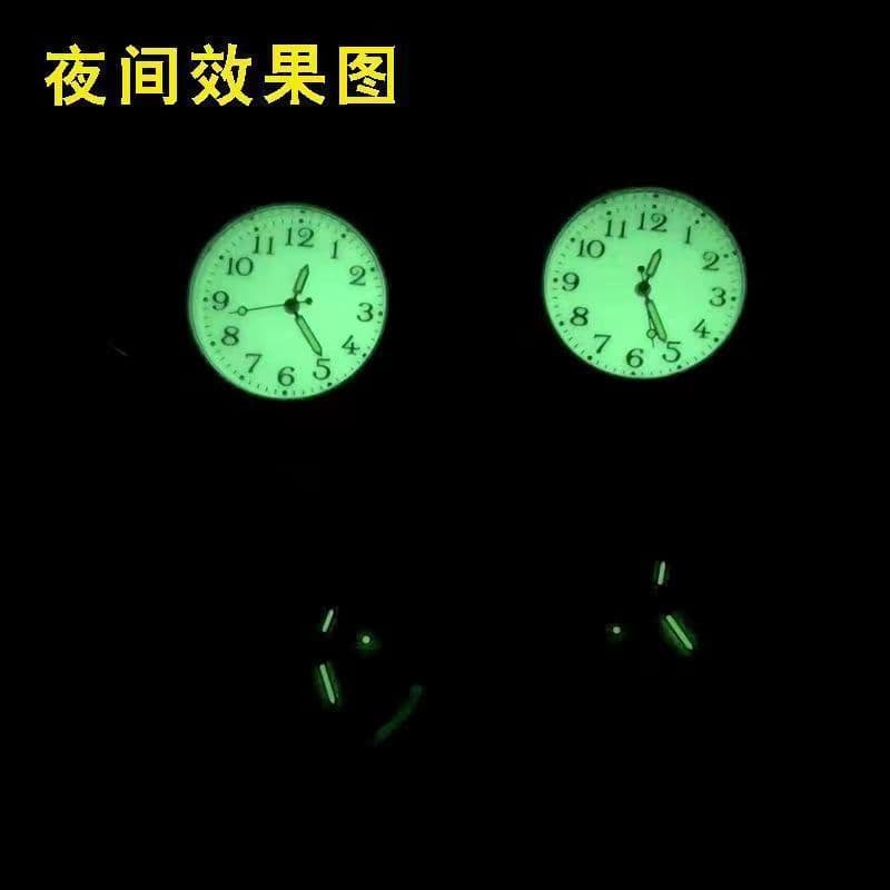 Small car-mounted electric bicycle waterproof clock, time display clock, night quartz clock, photoelectronic, for exams and study, motorcycle.