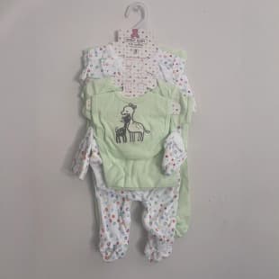 Export Cotton Baby Romper Set - Baby Jumpsuit for 0-3 Months, 8-Piece Gift Set