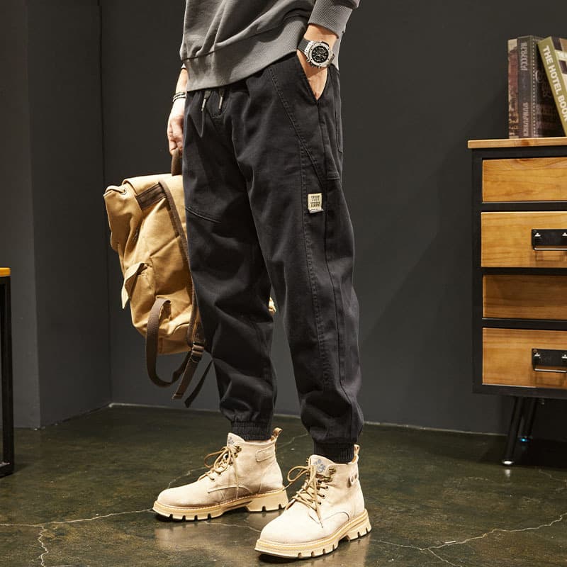 American Casual Work Pants Men's Trendy Brand Long Pants Spring Autumn Wear Resistant Dirt Easy to Clean Labor Protection Work Pants