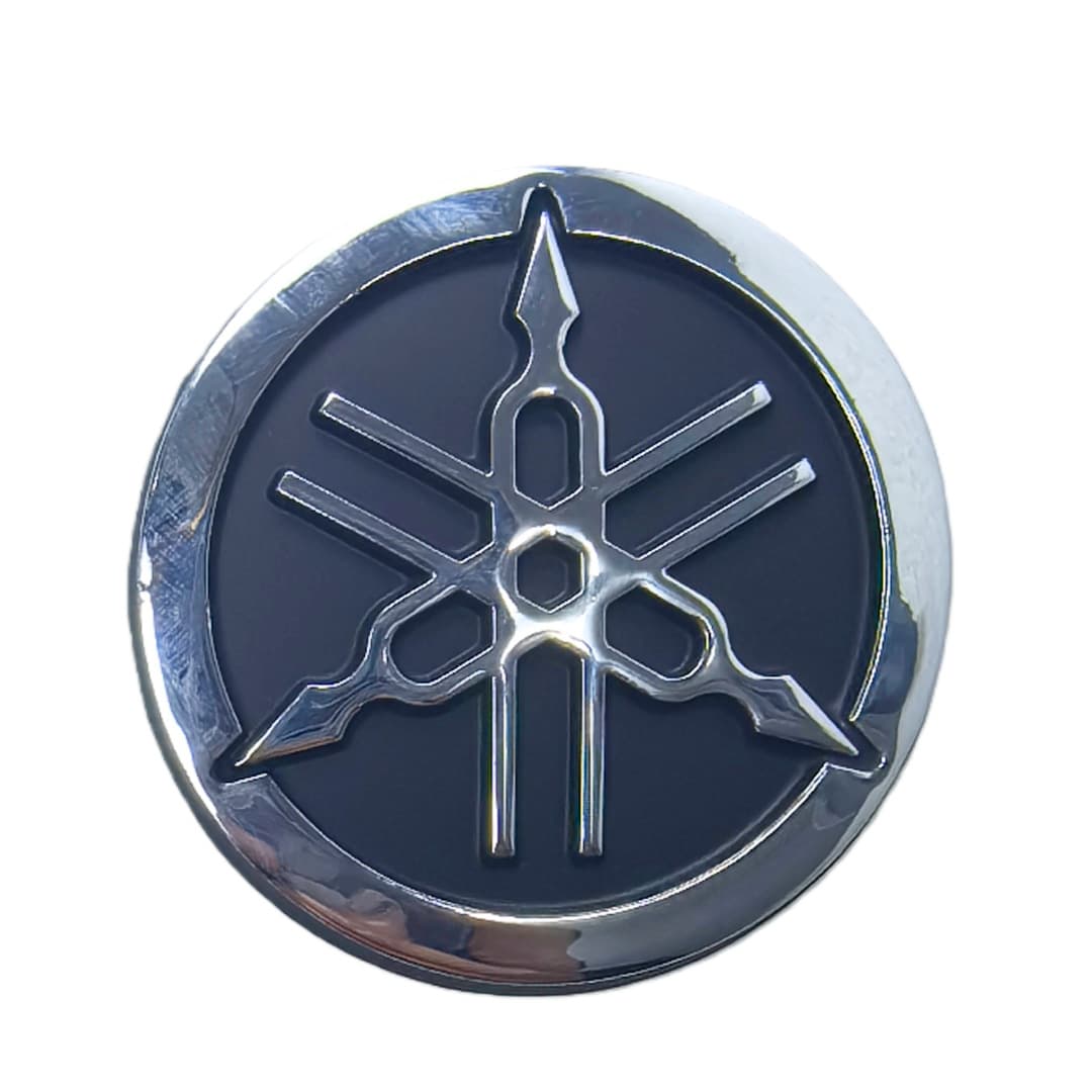 Yamaha Motorcycle Modified Emblem Sticker Y15ZR Metal Fuel Tank Cap Decorative Accessory YAMAHA Logo Decal