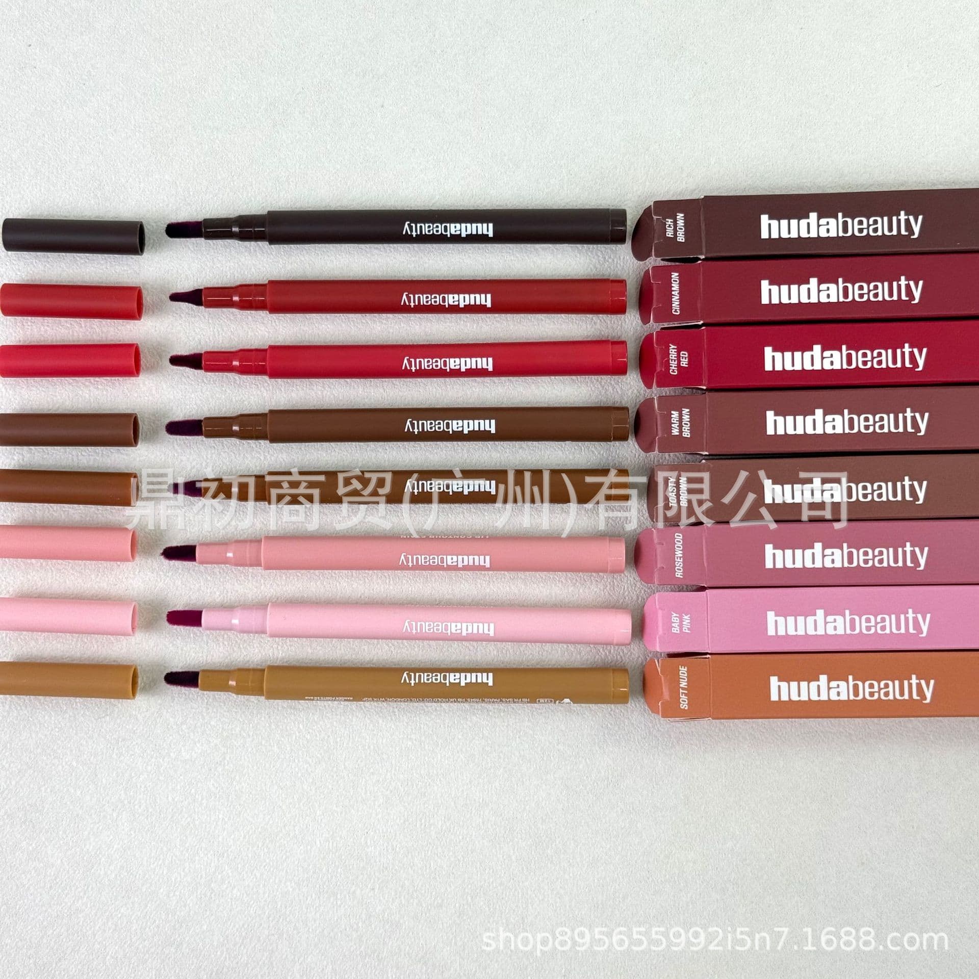 Huda Beauty Liquid Lip Liner Lip Stain Long-Lasting Lipstick Lip Gloss 12H