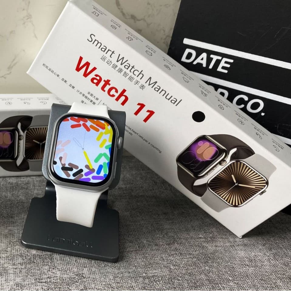Blood Glucose Smart Watch Huaqiangbei Watch11 Blood Oxygen Heart Rate Sleep Monitoring Bluetooth Call Watch
