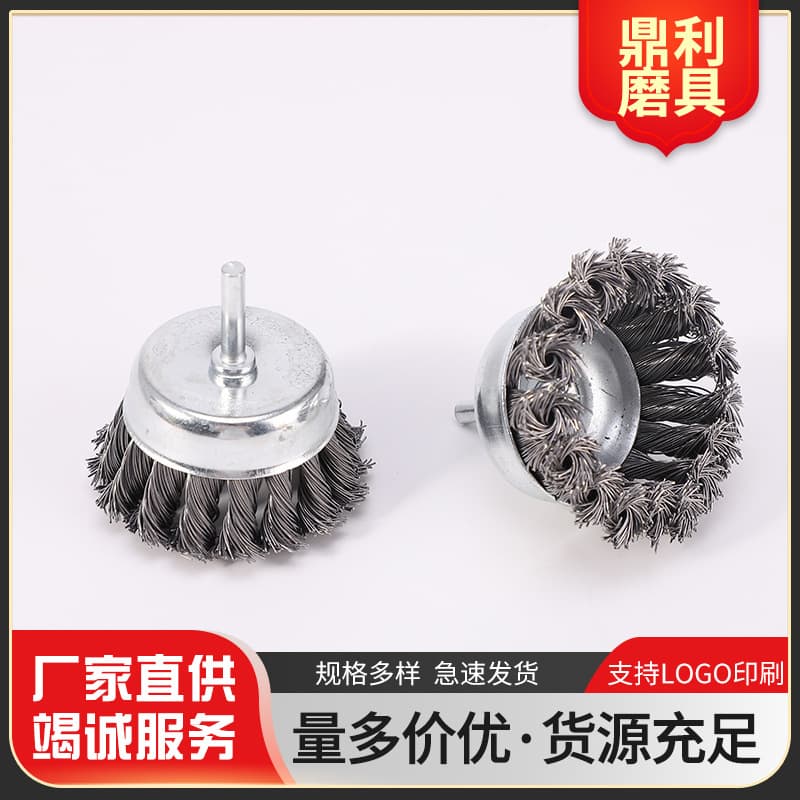 Steel wire pen-shaped brush twisted wire brush for polishing welding scars 25MM tire polishing nylon wire pen-shaped brush