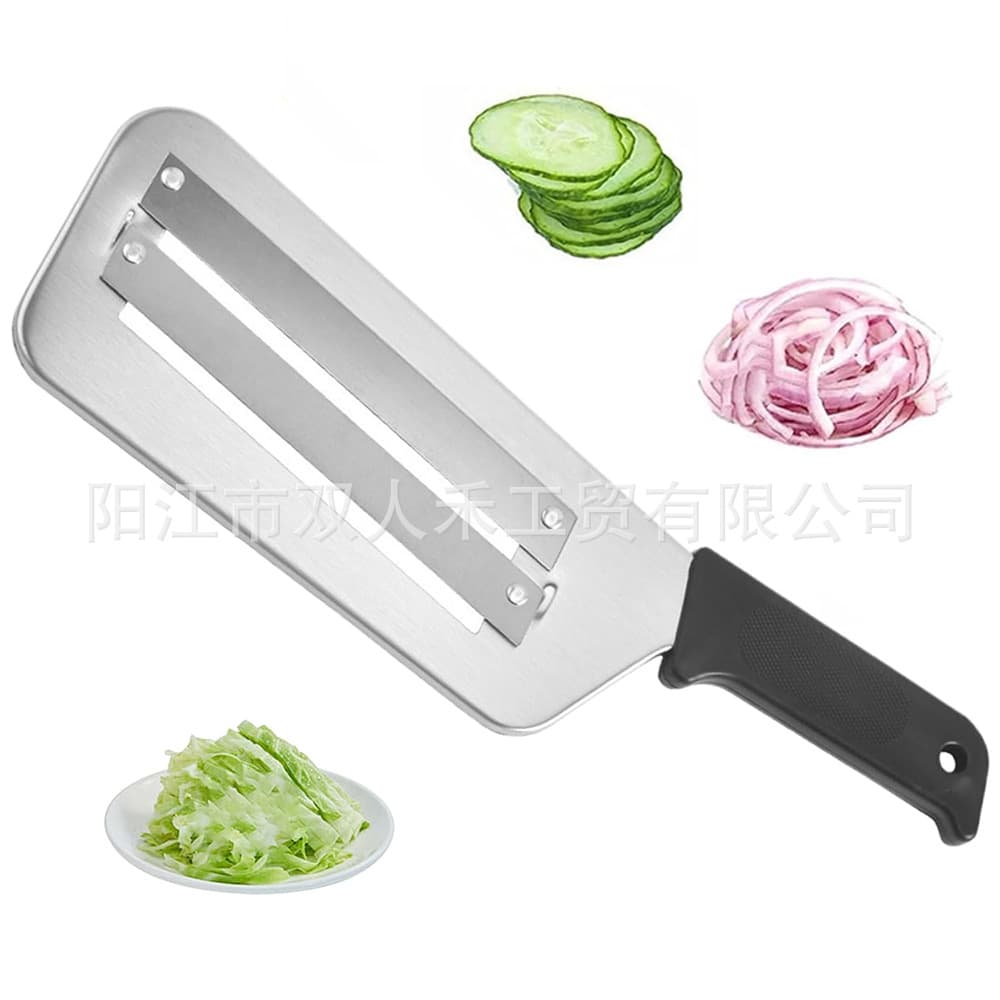 Factory ready-made stainless steel double-edged planer, cabbage shredding, potato slicing knife, multi-purpose paring knife