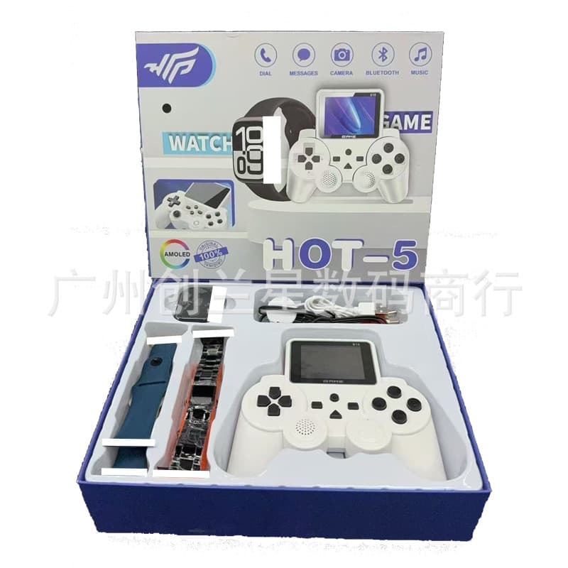 Cross-border HOT-5 Smartwatch S10 Mini Game Console Ultra Classic Retro Arcade Bluetooth Call Heart Rate