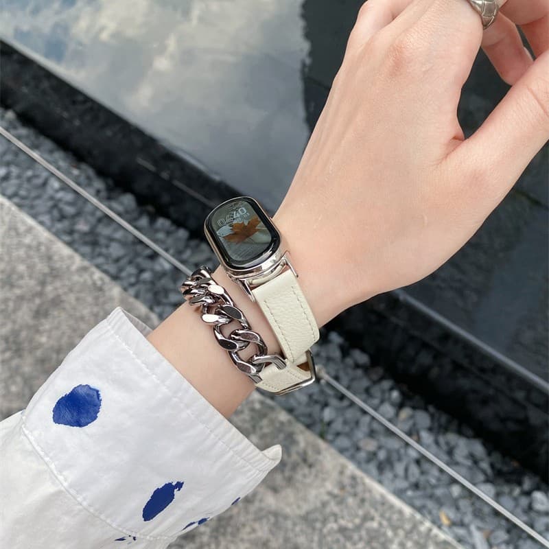For Huawei GT3 Pro Watch Strap GT5 Double Loop GT4 Leather Magic2 Strap Mi Band 8/9 Huawei Fit3