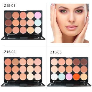 15-Color Concealer Cream Foundation Contour Stick Wholesale Face Concealer Foundation Liquid for Acne Scars Tattoo Concealer