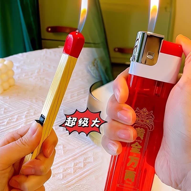 Match stick lighter, extra large match, Big Mac lighter, ignition point, aromatherapy, durable, windproof, gift for boyfriend