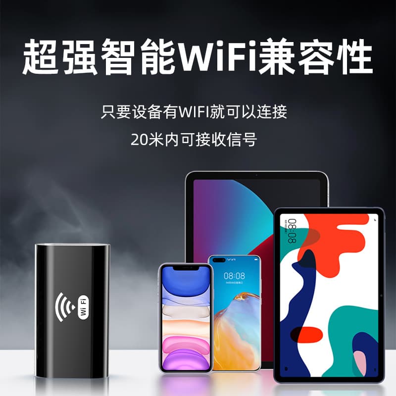 WiFi Box HD Industrial Endoscope 8mm Lens Pipe Camera for Apple and Android Phones