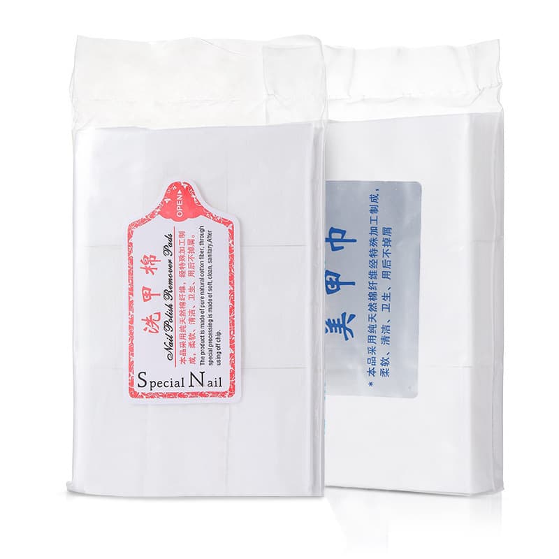 Nail polish remover cotton hard and thickened, not easy to shed lint, disposable nail polish cleaning tablets, nail polish remover, manicure towel