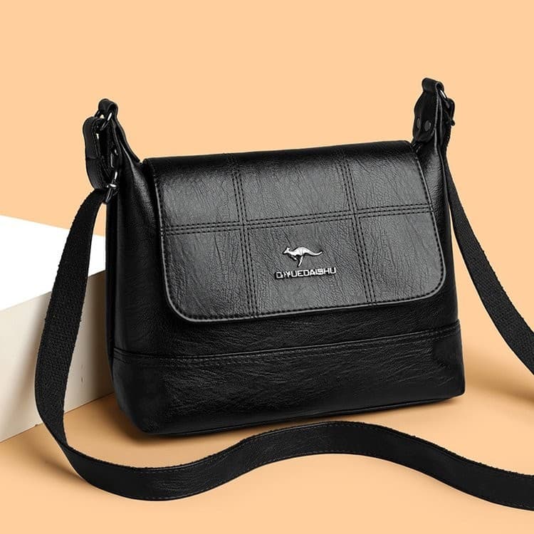 Cross-border Retro Women's Bag New 2026 Ladies Mom Bag Large Capacity Women's Crossbody Bag Solid Color Shoulder Bag