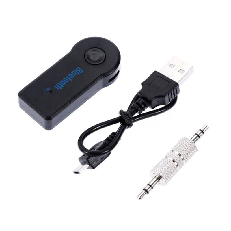 Car Bluetooth Audio Receiver with 3.5mm Aux Wireless Speaker Adapter