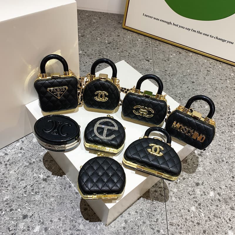 Mini Lipstick Small Bag for Women 2025 New Style Small Fragrant Cross-Body Small Bag Decorative Bag Pearl Chain Shoulder Bag for Women