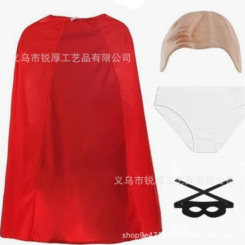 Halloween children's cape short cloak Superman cape set birthday party outdoor event shawl program