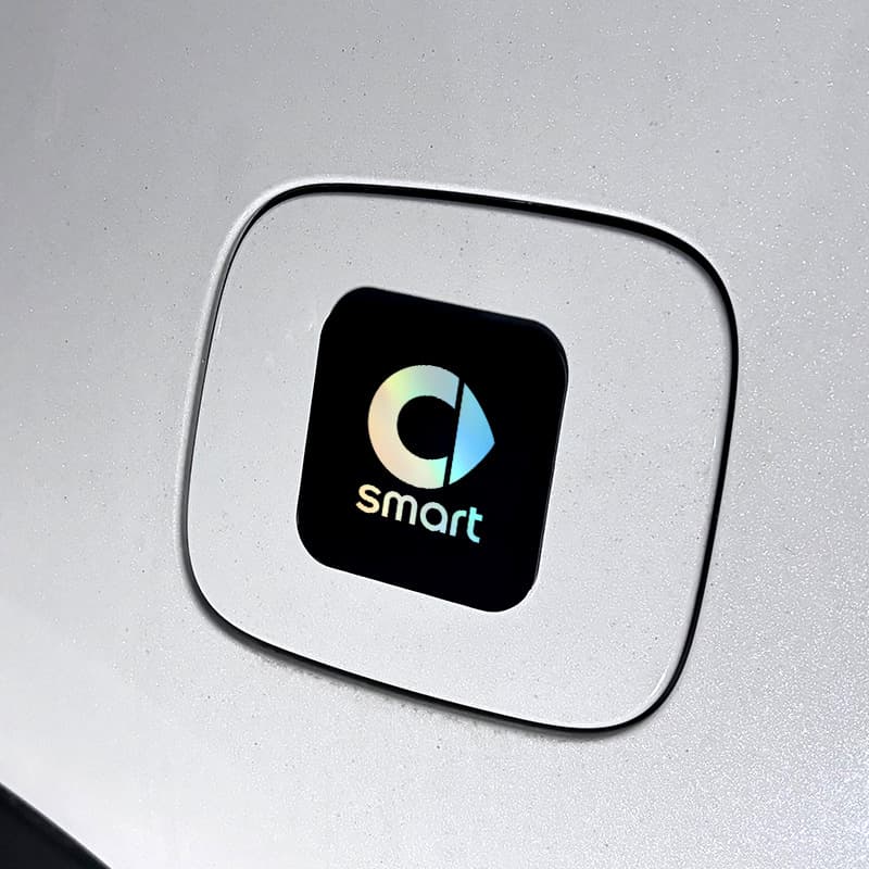Suitable for Mercedes-Benz smart Elf #1-335 car fuel tank cap decorative sticker body reflective car label sticker