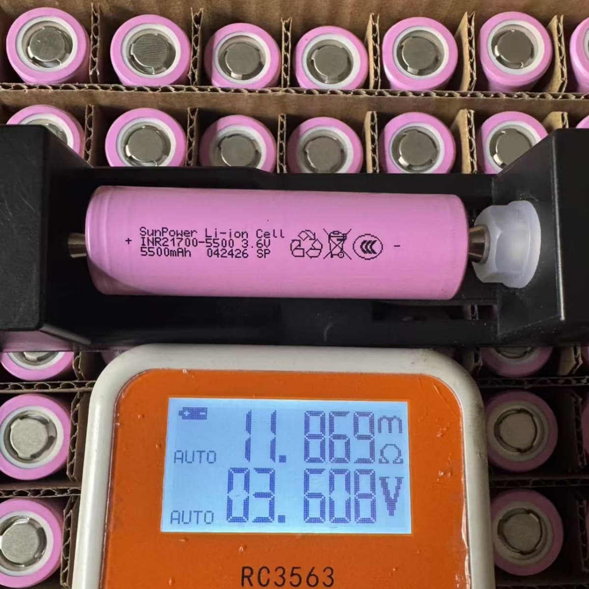 Sanjie 21700 Lithium Battery Power 5500mAh 3C 3.7V High-Power Flashlight Portable Power Bank Electric Vehicle Battery