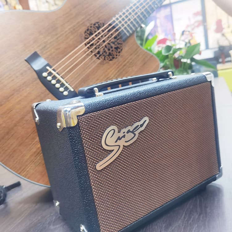 Wholesale Acoustic Guitar Amplifier 15W Folk Singing Speaker Rechargeable Guitar Amp