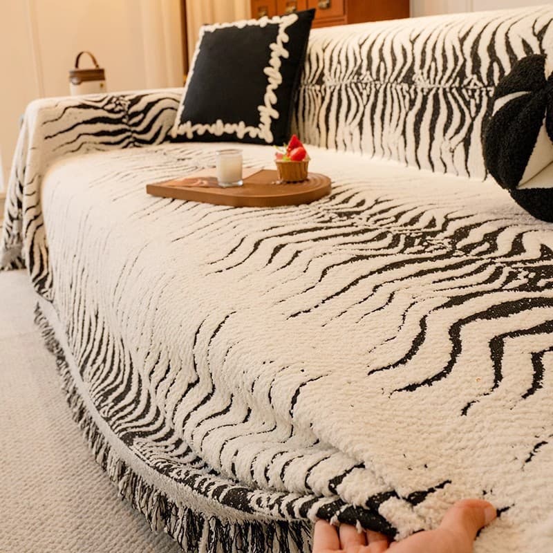 Thickened Autumn and Winter Sofa Cover 2026 New Nordic Style Sofa Slipcover Full Wrap Sofa Cloth One-Piece Full Cover Blanket