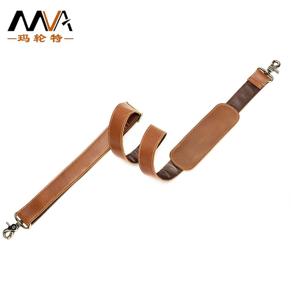 Men's Bag Shoulder Strap Mva Leather Strap Practical Accessory for Handbags Bullhide Shoulder Strap Trendy