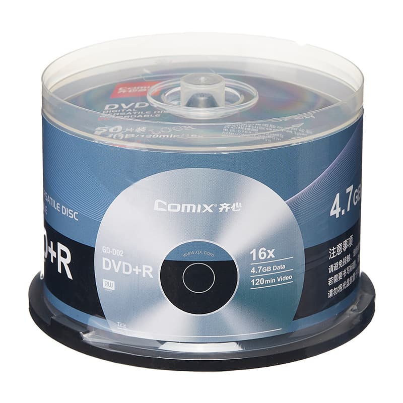 Comix GD-D02 DVD+R Discs (50 discs/spindle)
