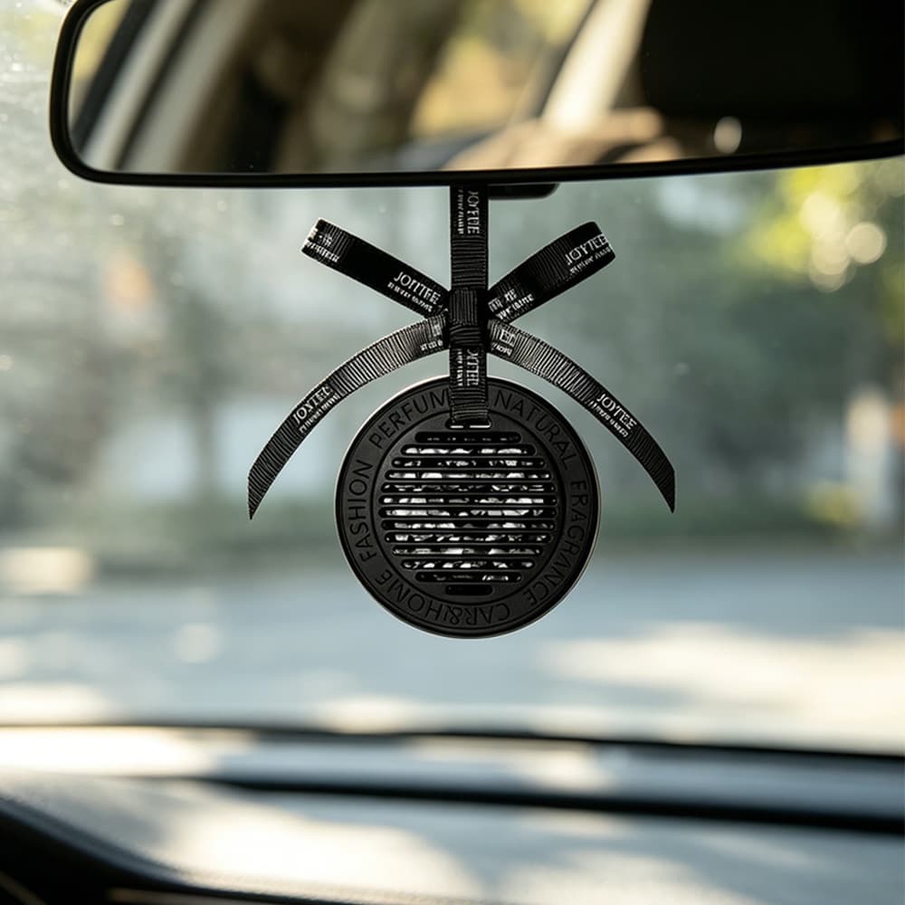 Premium Metal Car Vent Diffuser Square Shell Box Interior Decoration High-End Car Aroma Set