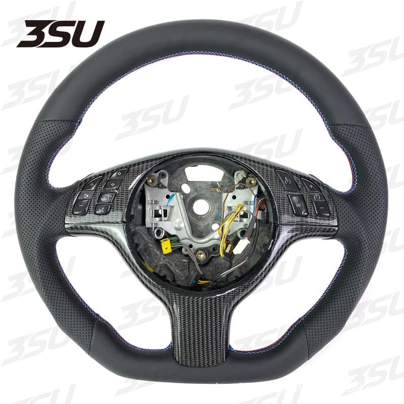Compatible with BMW E46 330CI 325I Carbon Fiber Steering Wheel for 2000 2001 2003 2004 2005