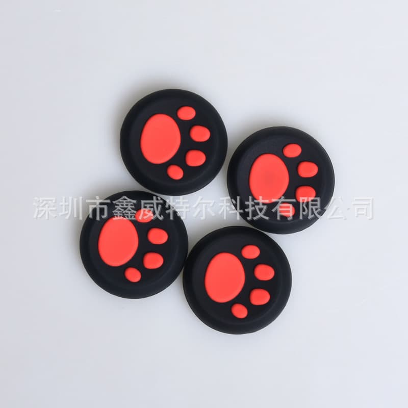PS5 Cat Paw Thumb Grip Cover Anti-Slip Joystick Cap for PS4/PS3/PS5/Series X/S Controller