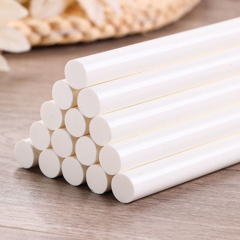 Off-white High Temperature Hot Glue Sticks, Super Adhesive 150°C Melting Point, Flame Retardant Insulation for Car Interiors 7/11mm