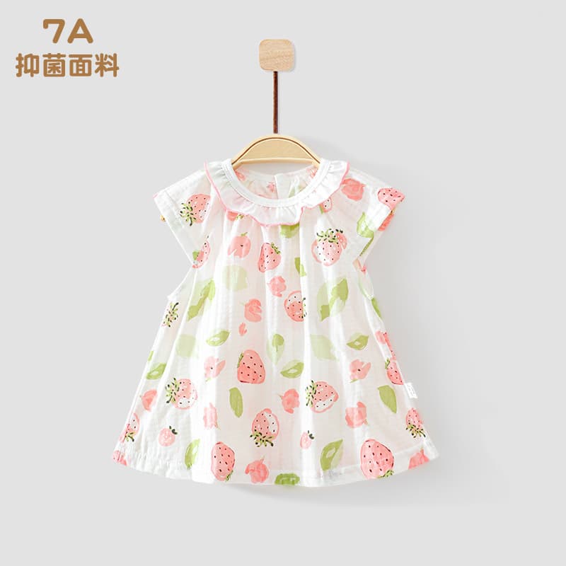 2025 New Vest, Baby Girls' Casual Slip Dress, Children's Floral Dress, Korean Princess Dress for Little Girls