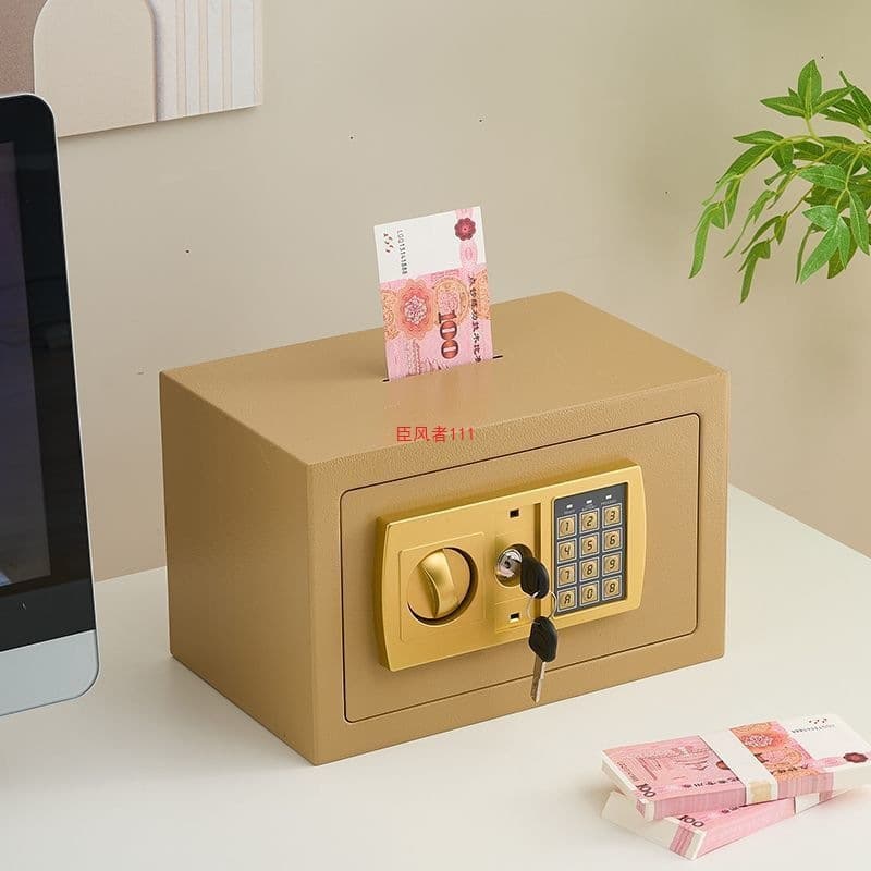 2025 New Electronic Safe Cabinet/Pocket Container with Deposit Only, Suitable for Boys and Girls, Password Savings