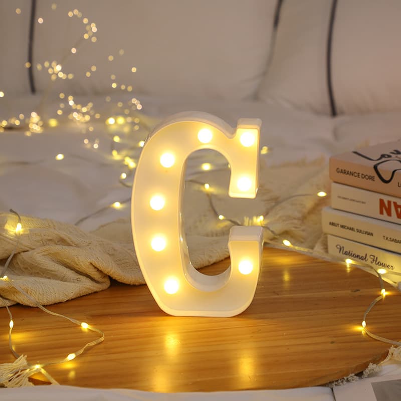 LED Letter Light, LED Numbers, Proposal Light Sign, Happy Birthday, Luminous Romantic Proposal Scene Decoration Light