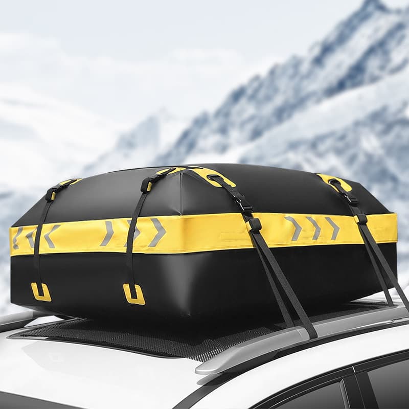 Outdoor Waterproof Car Roof Luggage Bag Strap Anti-Slip Pad Universal for Vehicles with Or without Roof Rack Men And Women Suitable