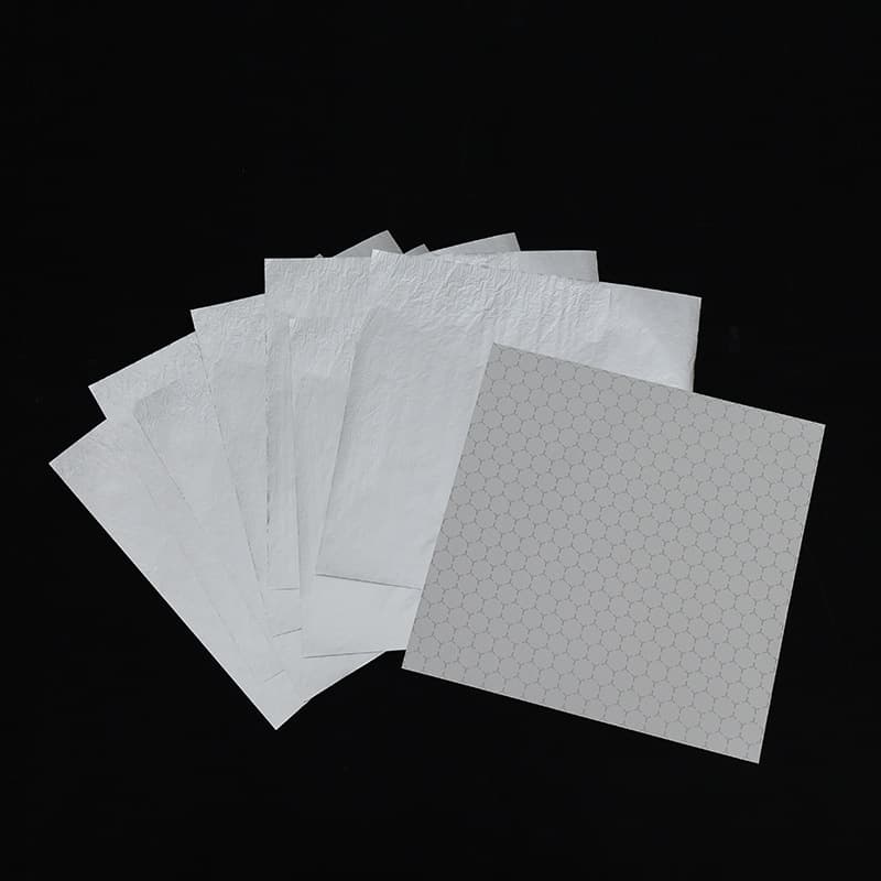 Disposable food-grade aluminum foil wrapping paper for takeout fried chicken, honeycomb-patterned heat-retaining hamburger foil