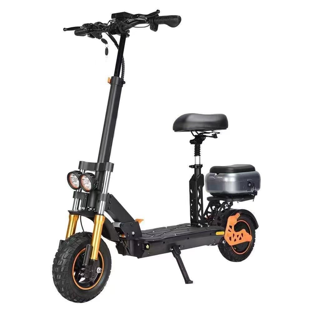 Cross-border Two-wheel Electric Lithium Battery Folding Scooter Long Range 11-inch Off-road Tire High Power Adult Scooter