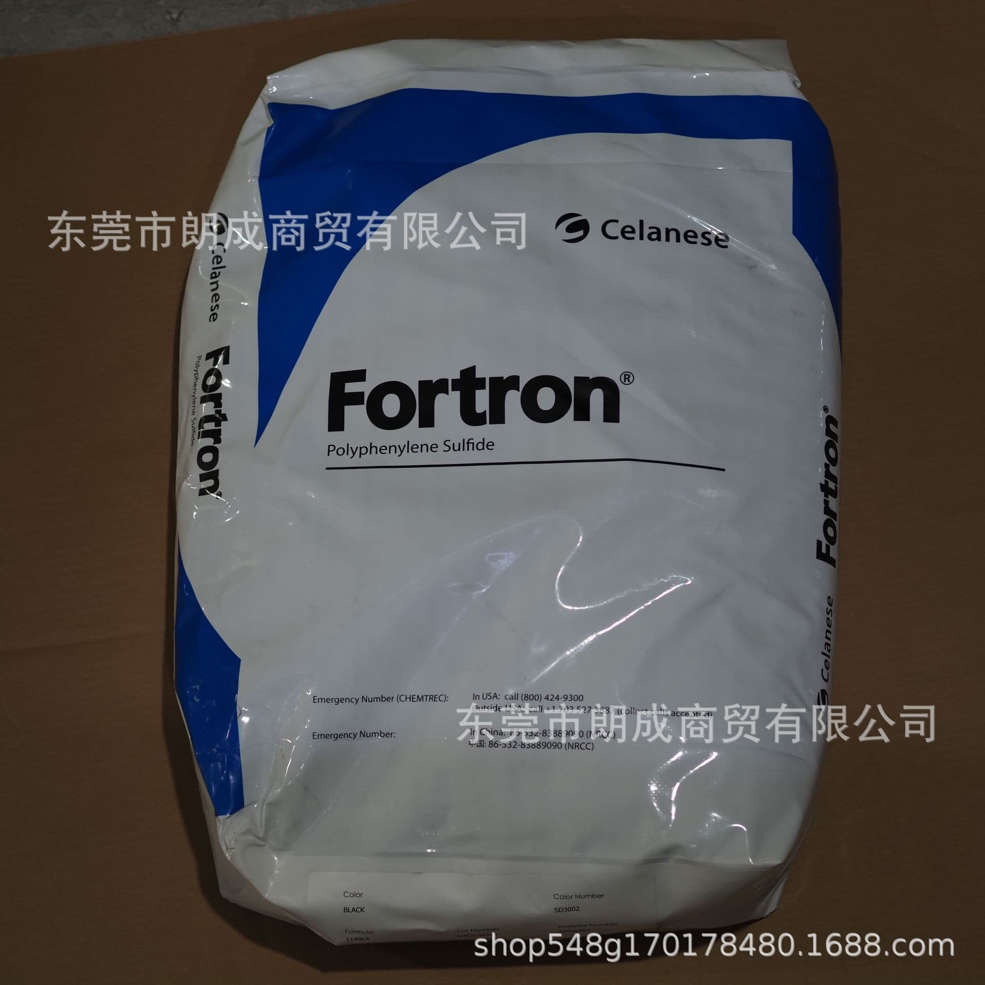 PPS Polyphenylene Sulfide Celanese Ticona 1140L4 Black High Fluidity High Rigidity 40% Glass Fiber Resistant