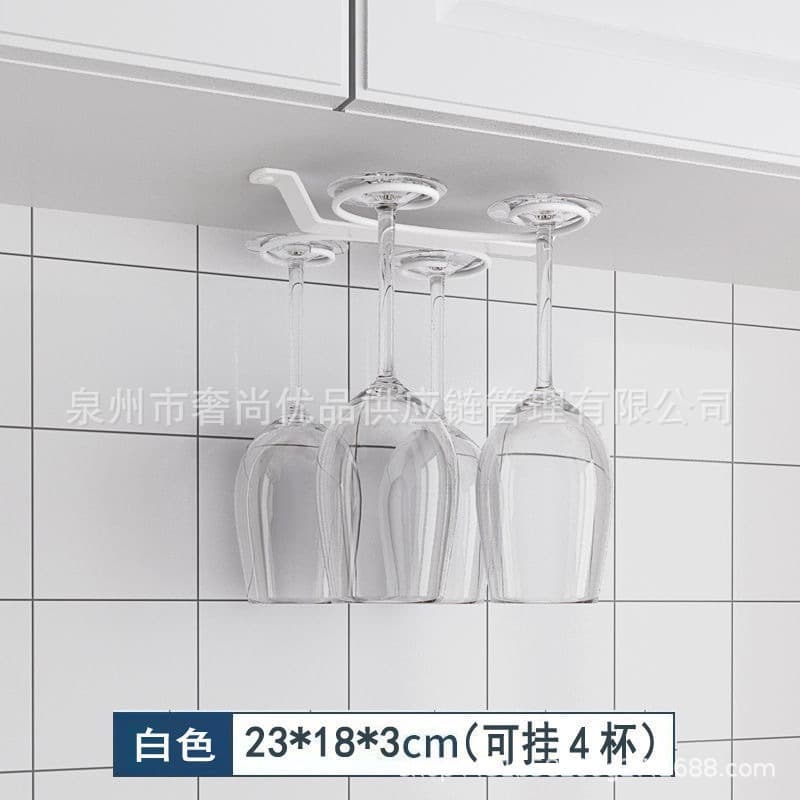Cross-border Creative Stemware Rack Iron Wine Glass Rack Inverted Hanging Wine Glass Holder for Home Bar Cabinet